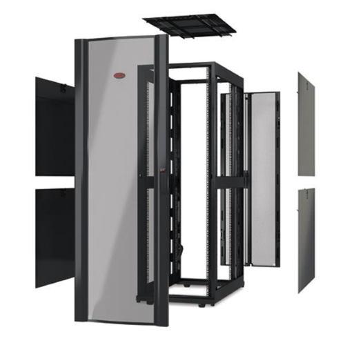 APC NetShelter SX - Rack a telaio aperto - nero - 48U - 19"